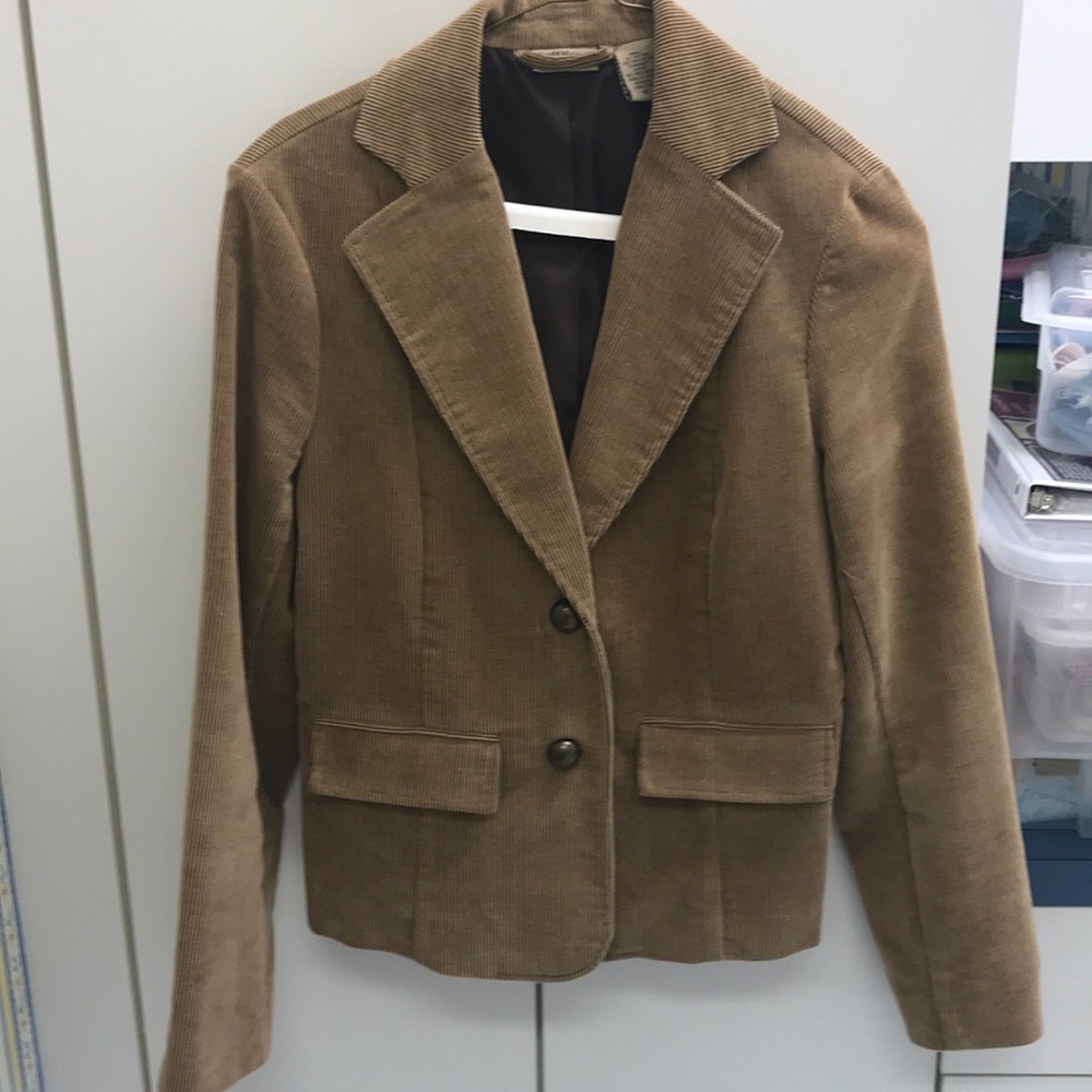Tan corduroy blazer - Picture 1 of 4